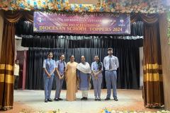 The felicitation of Diocesan school toppers 2024